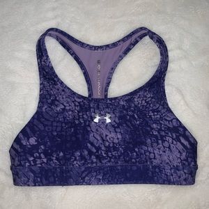 Purple Under Armour sports bra